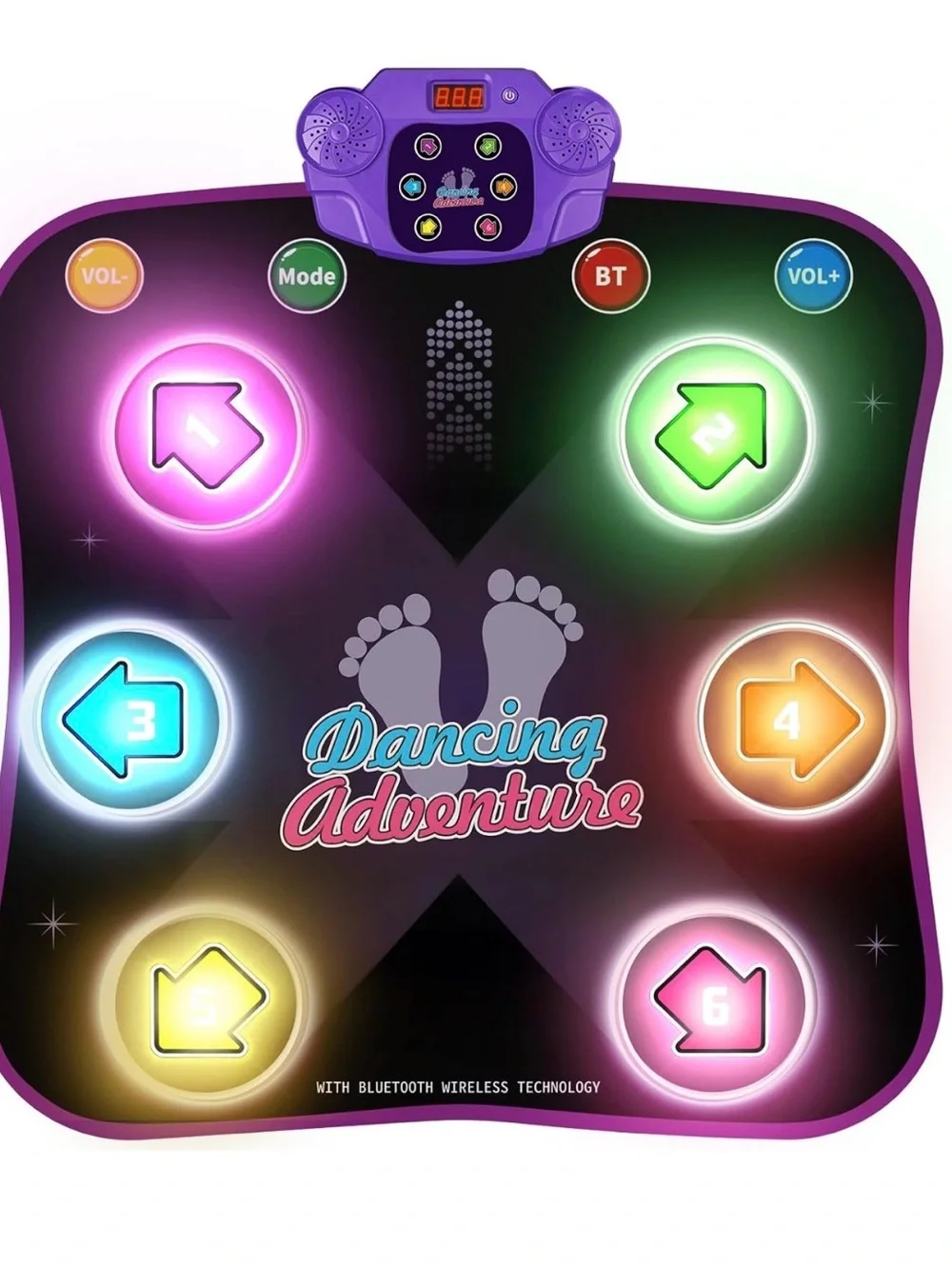 Flooyes Dancing Challenge Interactive Kids Dance Mat